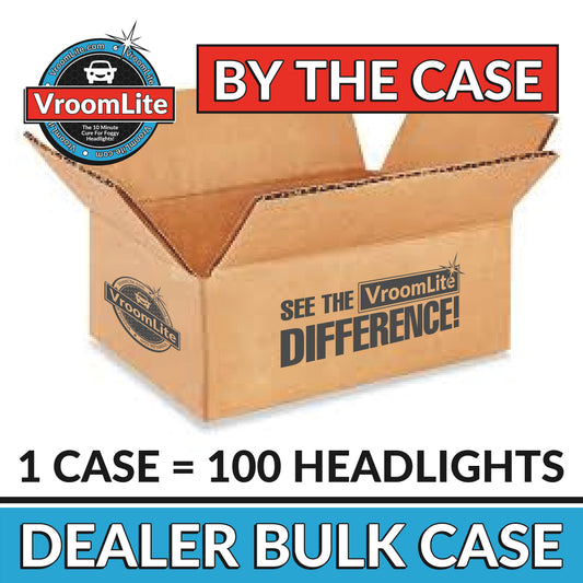 VroomLite Headlight Restoration Kit Dealer Bulk Case